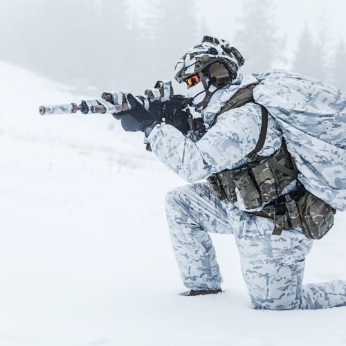 Winter,Arctic,Mountains,Warfare.,Action,In,Cold,Conditions.,Trooper,With Winter,Arctic,Mountains,Warfare.,Action,In,Cold,Conditions.,Trooper,With